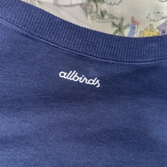 Allbirds sweatshirt small cotton hemp blend NEW blue hazy indigo men’s  Crewneck - Picture 6 of 6